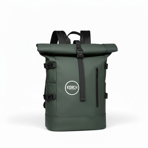 Αδιάβροχο backpack, τσάντα, σακίδιο πλάτης Korch Origin σε χακί χρώμα με minimal design